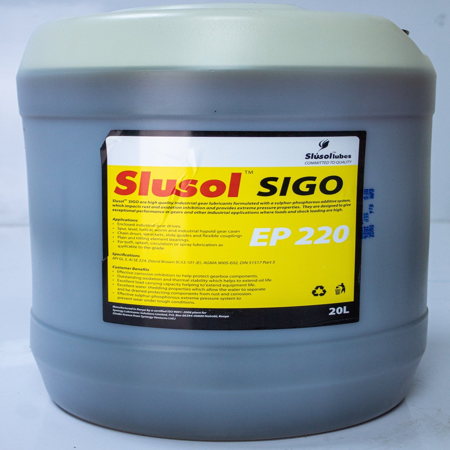 SLUSOL SIGO EP 150, 220, 320, 460, 680